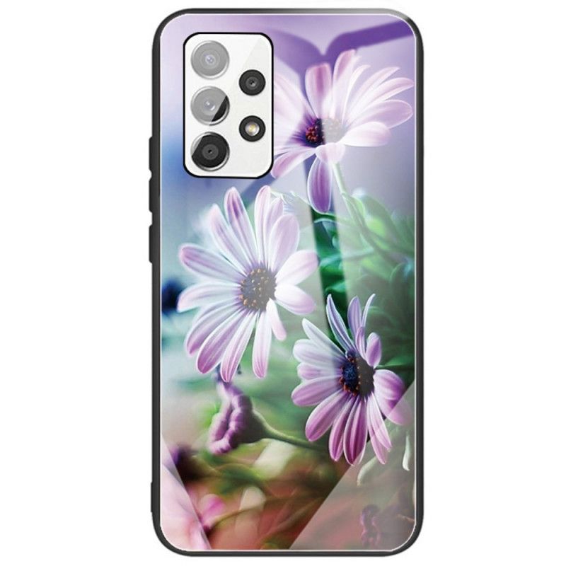 Cover Samsung Galaxy A33 5G Hærdet Glasblomster