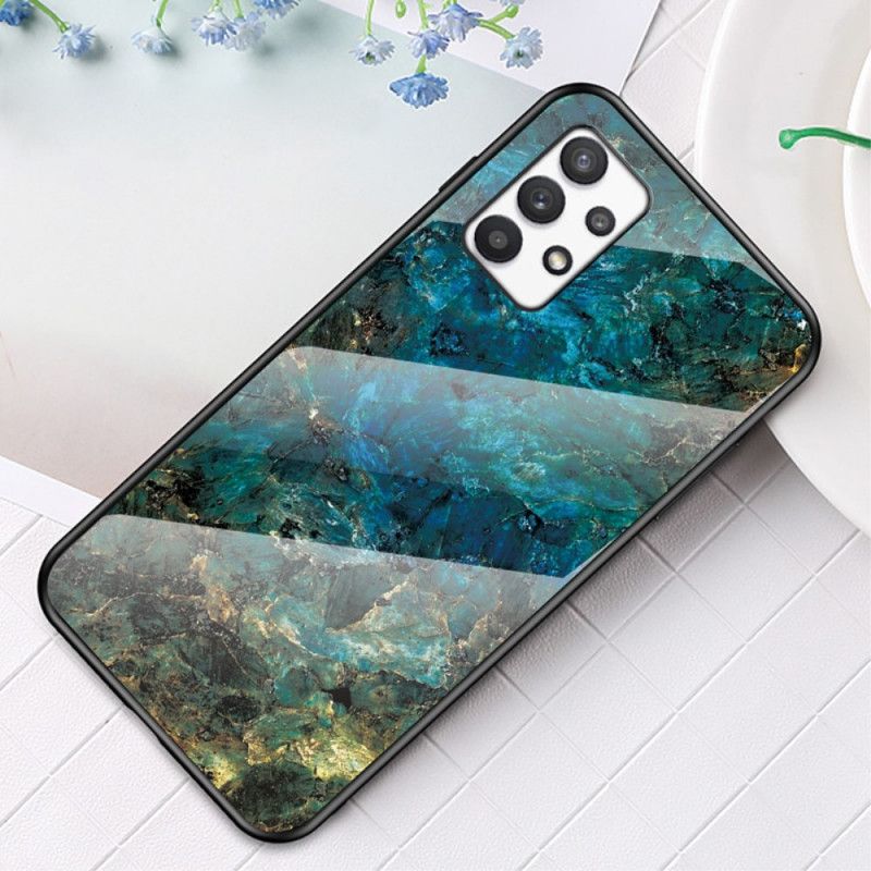 Cover Samsung Galaxy A33 5G Marmorfarver Hærdet Glas