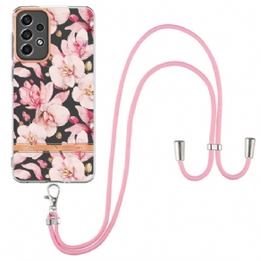 Cover Samsung Galaxy A33 5G Med Snor Blomstersnor