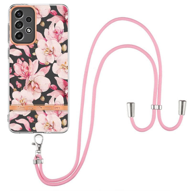 Cover Samsung Galaxy A33 5G Med Snor Blomstersnor