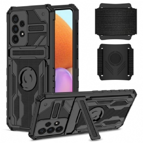 Cover Samsung Galaxy A33 5G Multifunktionel Med Armbånd