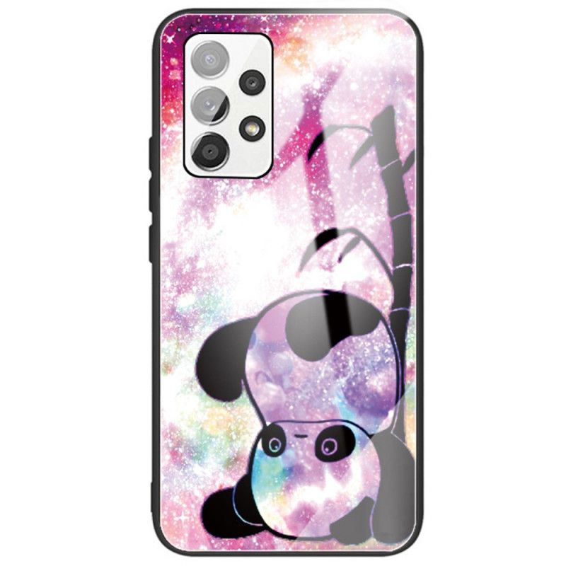 Cover Samsung Galaxy A33 5G Panda Hærdet Glas