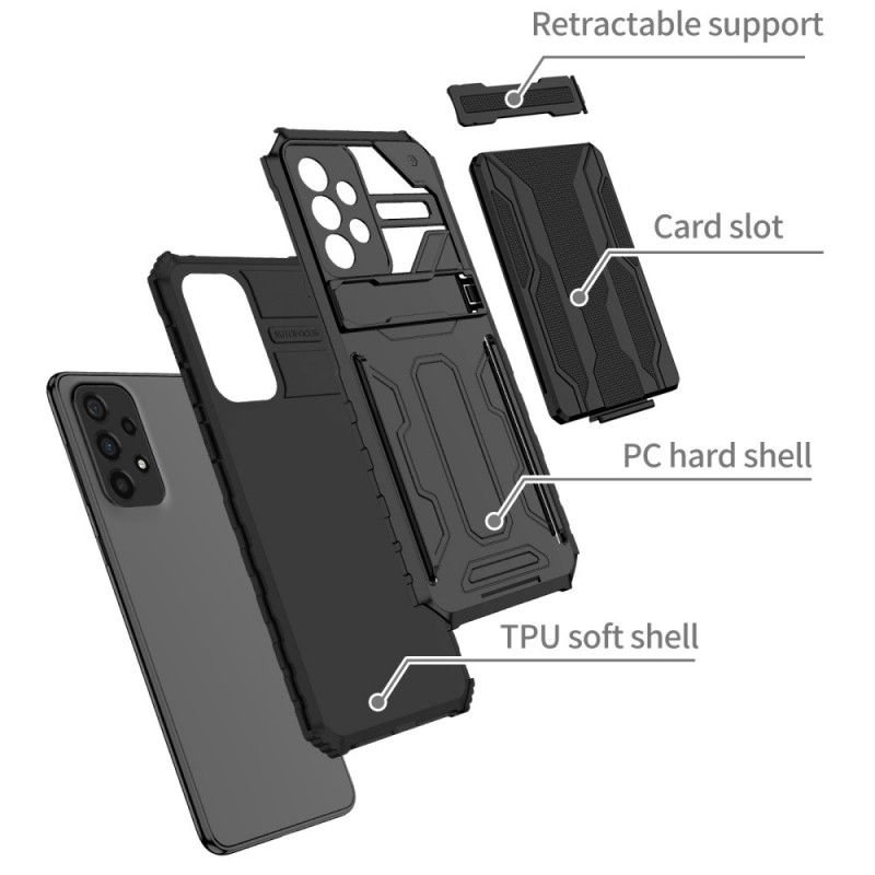 Cover Samsung Galaxy A33 5G Slipkortholder Og Stativ