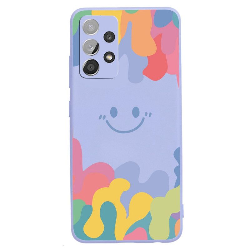 Cover Samsung Galaxy A33 5G Smilende Ansigt