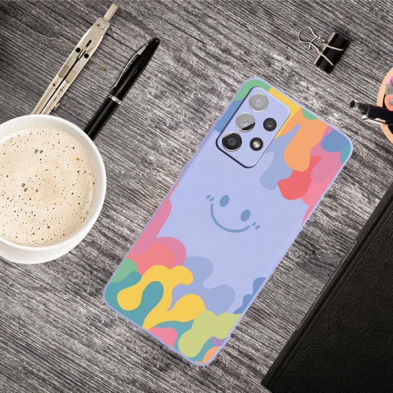 Cover Samsung Galaxy A33 5G Smilende Ansigt