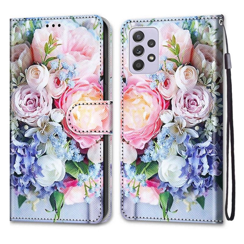 Flip Cover Samsung Galaxy A33 5G Blomstervidunder