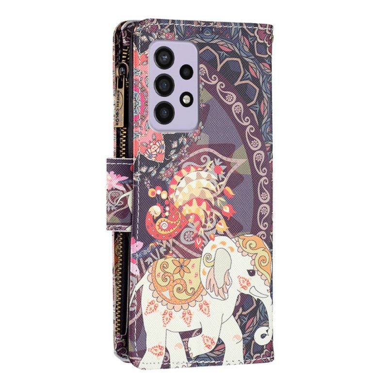 Flip Cover Samsung Galaxy A33 5G Elefant Lynlåslomme