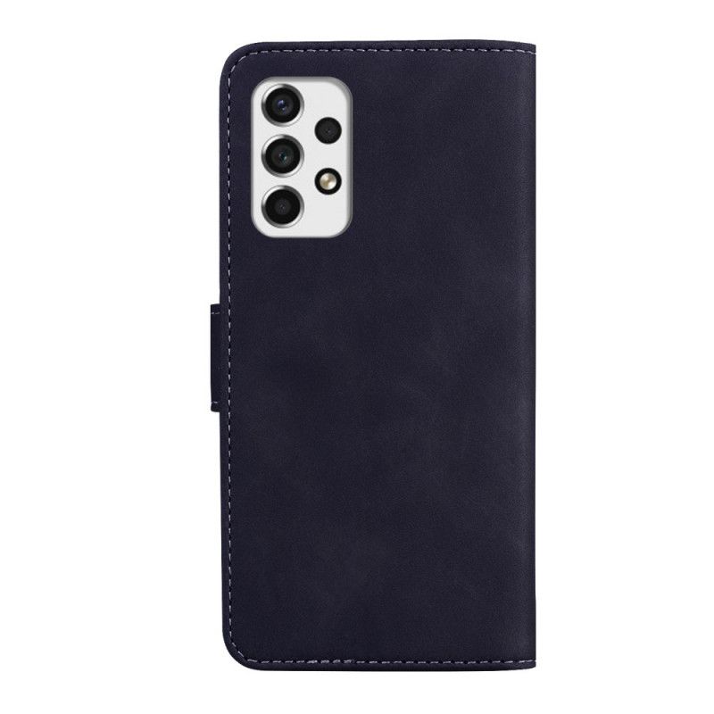 Flip Cover Samsung Galaxy A33 5G Ensfarvet Design