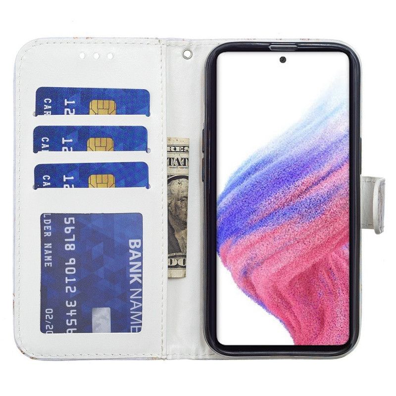 Flip Cover Samsung Galaxy A33 5G Flyvende Sommerfugle