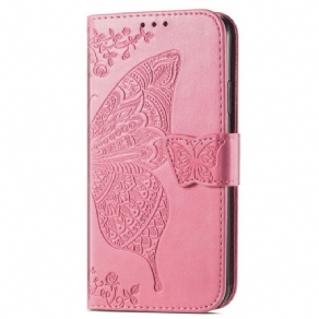 Flip Cover Samsung Galaxy A33 5G Halve Sommerfugle