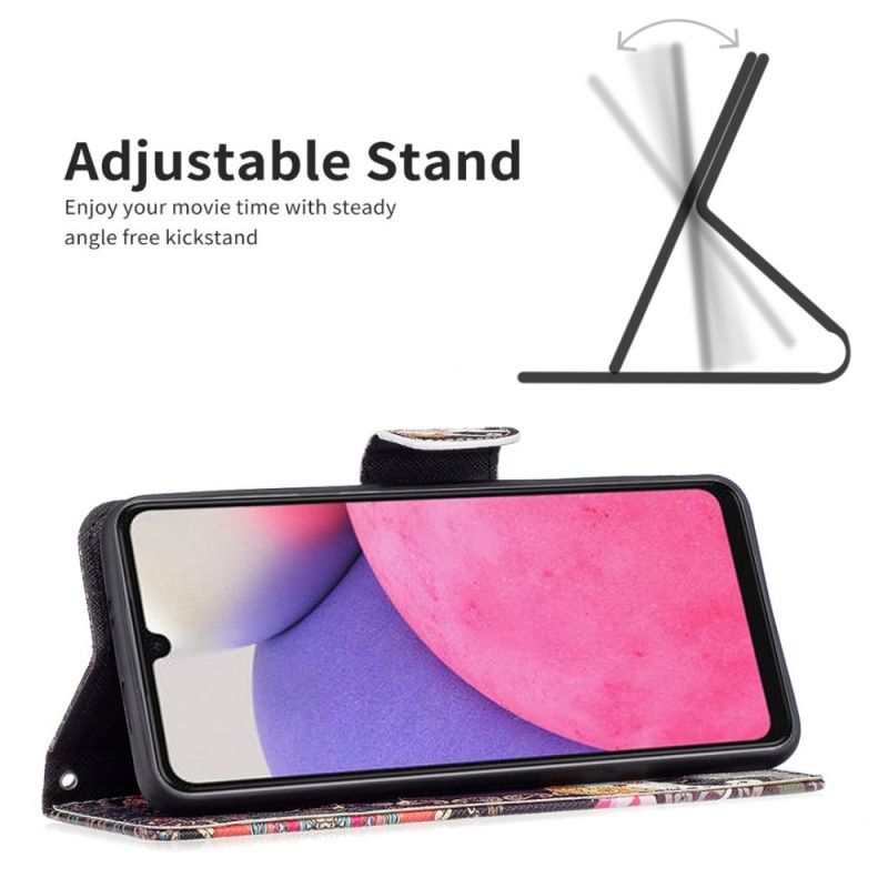 Flip Cover Samsung Galaxy A33 5G Indisk Elefant