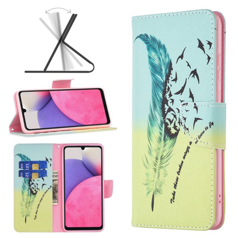 Flip Cover Samsung Galaxy A33 5G Lær At Flyve