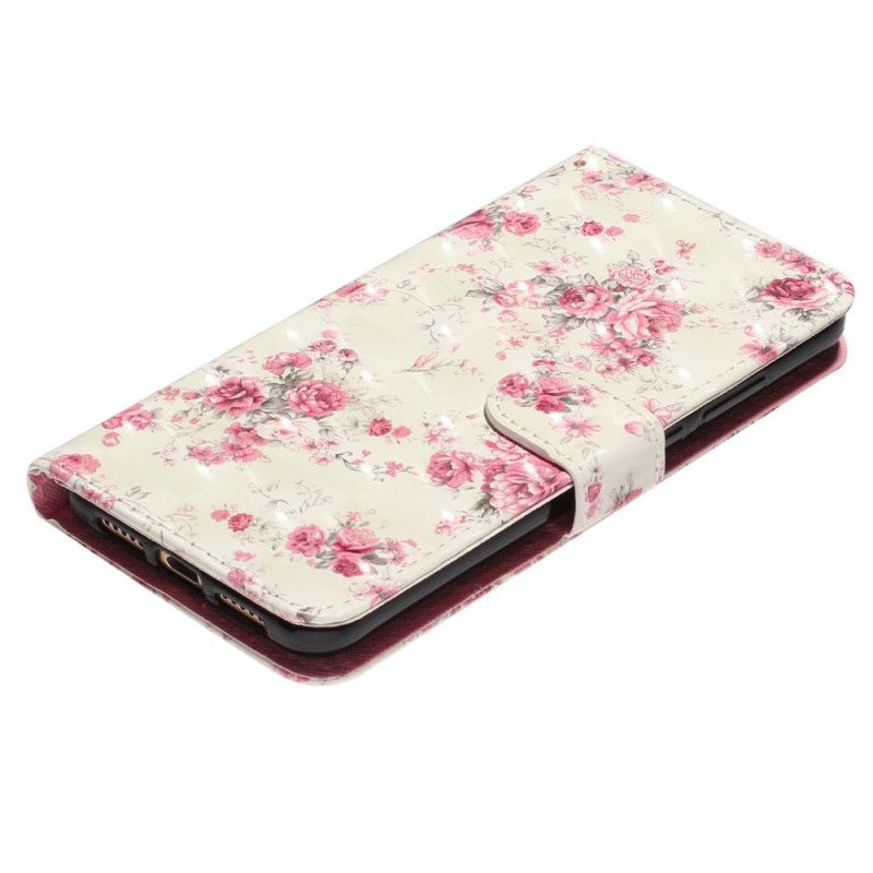 Flip Cover Samsung Galaxy A33 5G Med Snor Liberty Strap Blomster