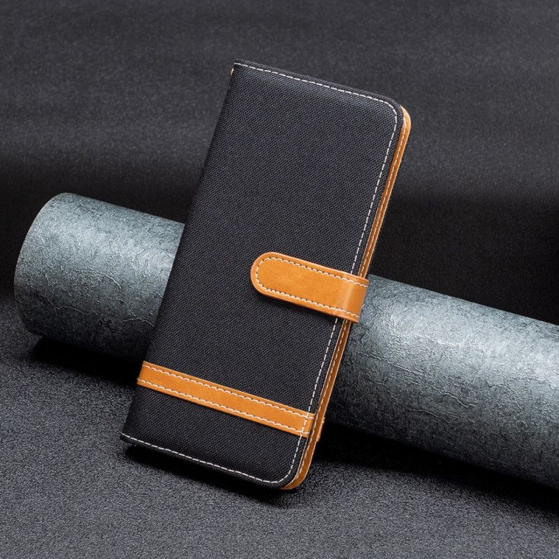 Flip Cover Samsung Galaxy A33 5G Med Snor Strop I Stof Og Læderlook