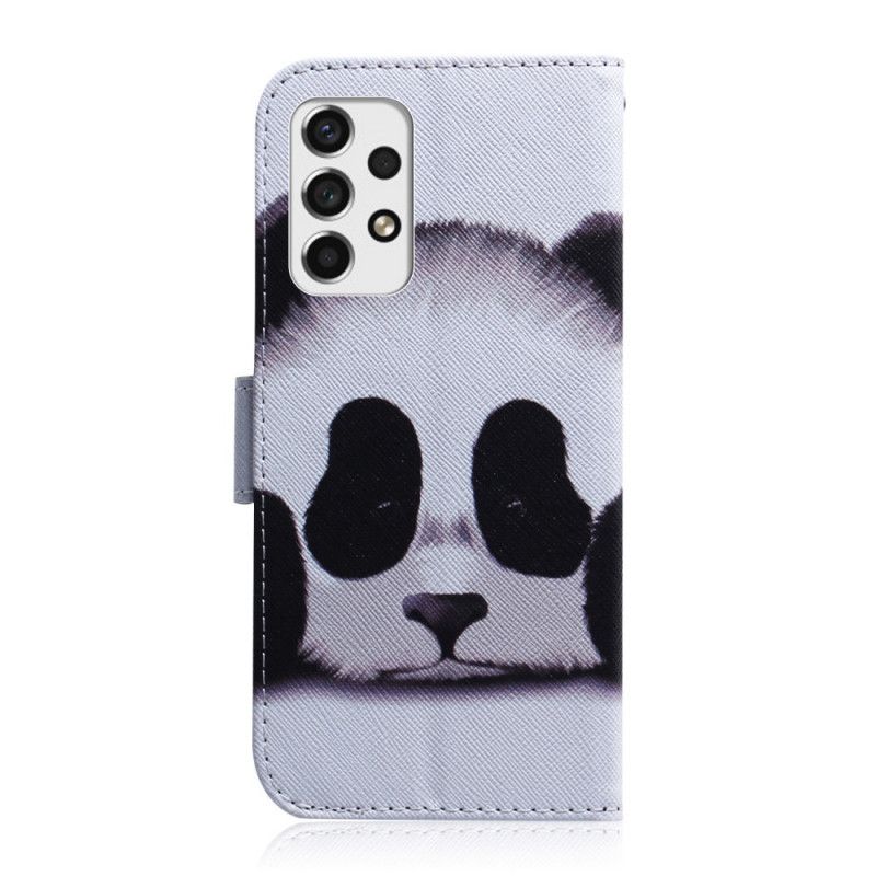 Flip Cover Samsung Galaxy A33 5G Panda Ansigt