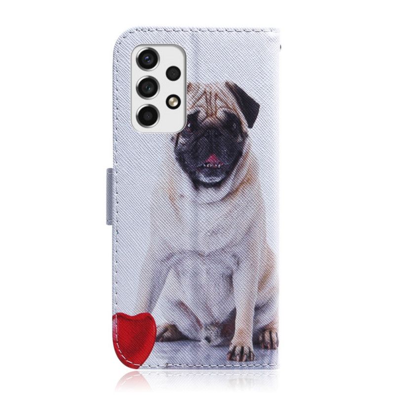 Flip Cover Samsung Galaxy A33 5G Pug Dog