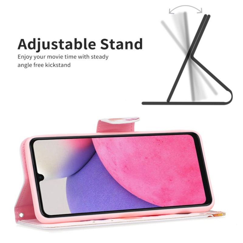 Flip Cover Samsung Galaxy A33 5G Smukke Sommerfugle