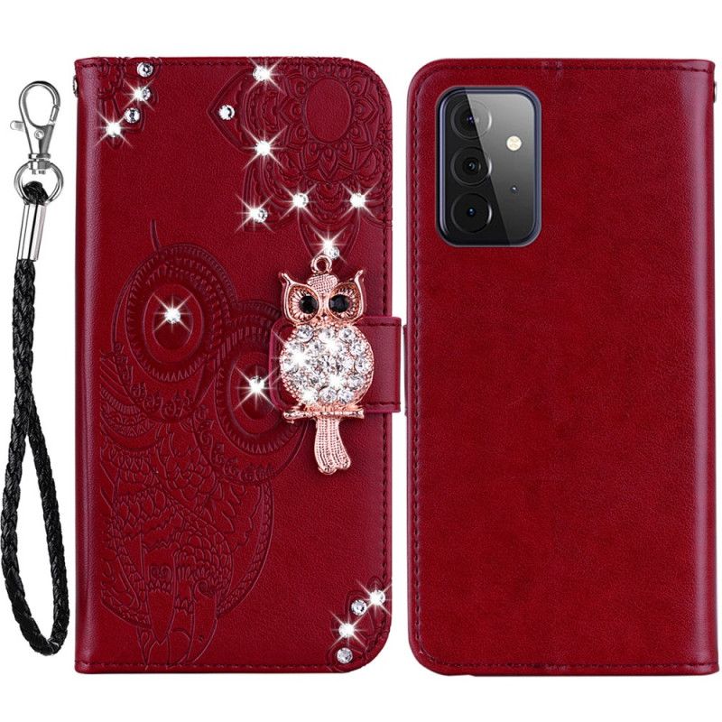 Flip Cover Samsung Galaxy A33 5G Ugle Mandala Og Charm