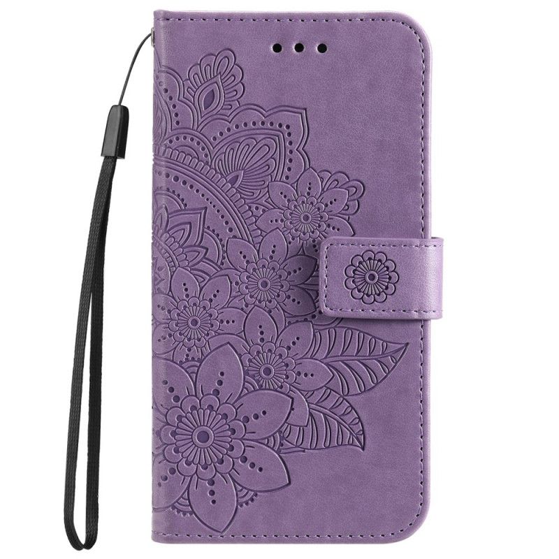 Læder Cover Samsung Galaxy A33 5G Blomstermandala