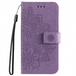 Læder Cover Samsung Galaxy A33 5G Blomstermandala