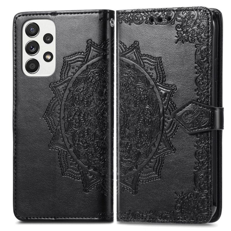 Læder Cover Samsung Galaxy A33 5G Middelaldermandala