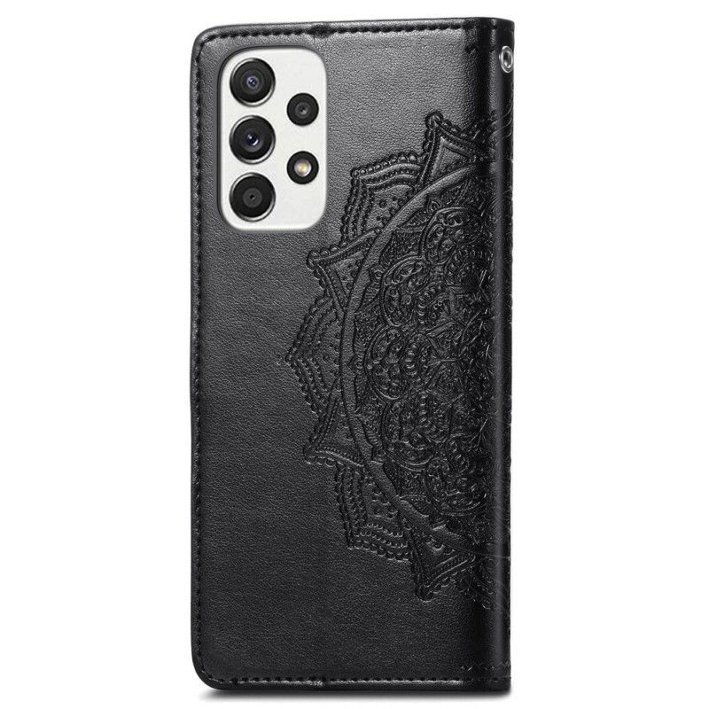 Læder Cover Samsung Galaxy A33 5G Middelaldermandala