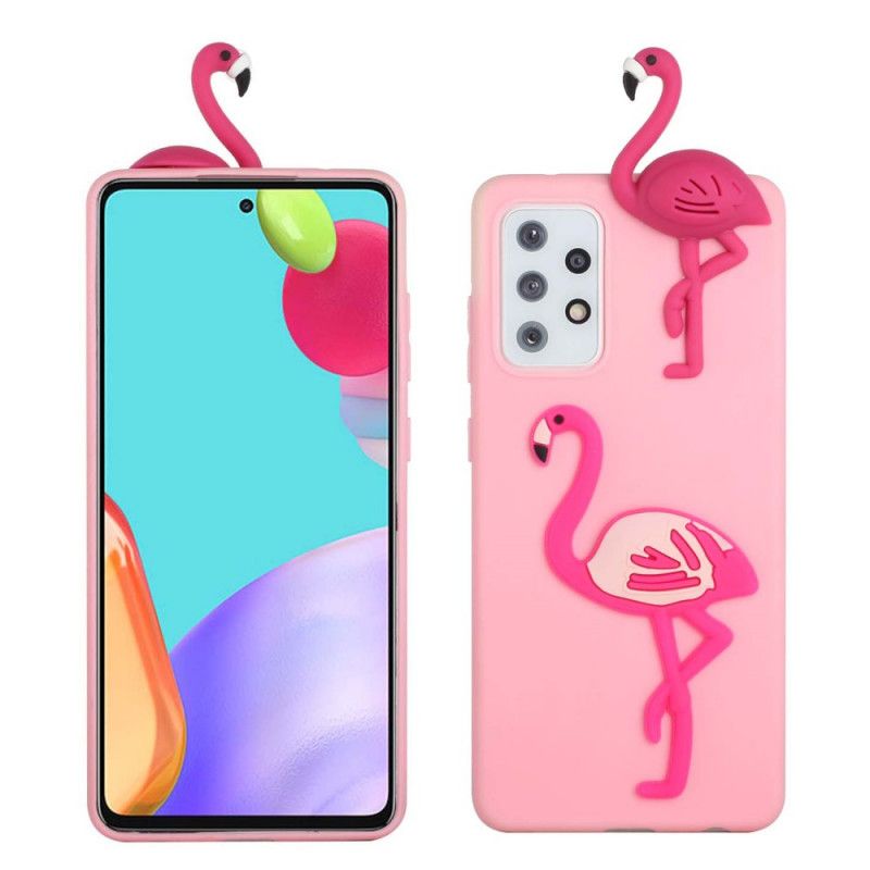 Mobilcover Samsung Galaxy A33 5G Flamingo 3d