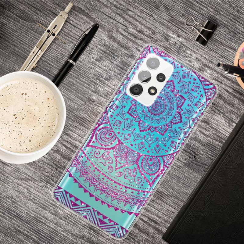 Mobilcover Samsung Galaxy A33 5G Pailletter Mandala