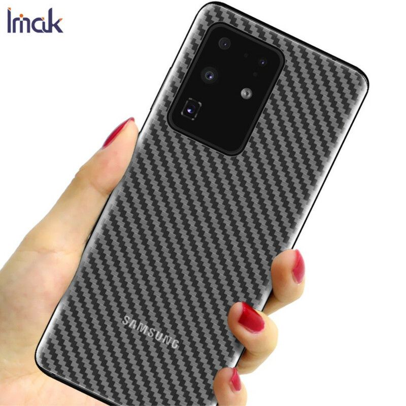 Bagfilm Til Samsung Galaxy S20 Ultra Style Carbon Imak