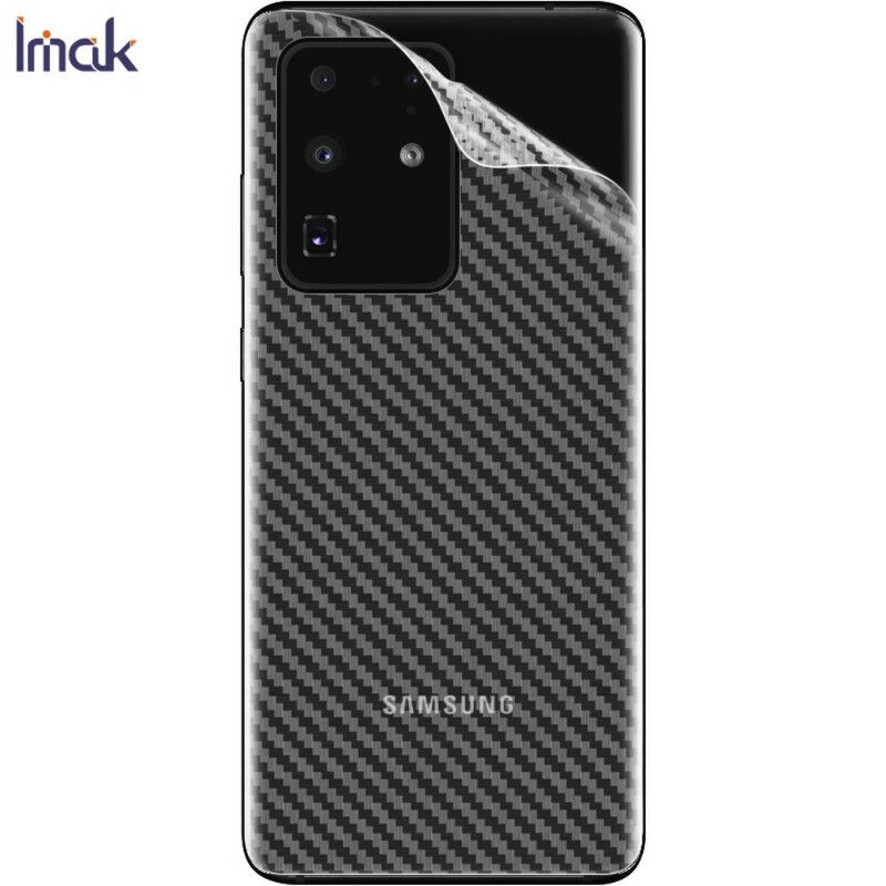 Bagfilm Til Samsung Galaxy S20 Ultra Style Carbon Imak