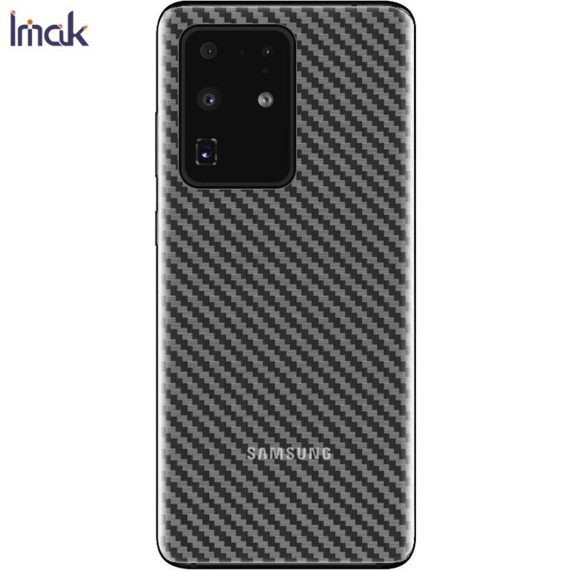 Bagfilm Til Samsung Galaxy S20 Ultra Style Carbon Imak