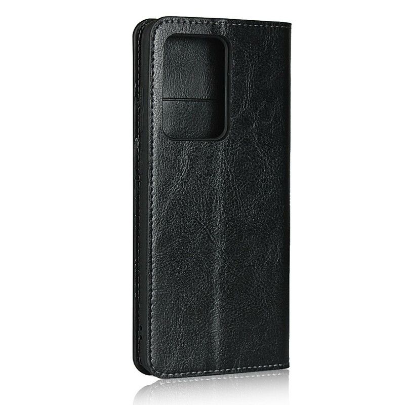 Cover Samsung Galaxy S20 Ultra Flip Cover Ægte Læder