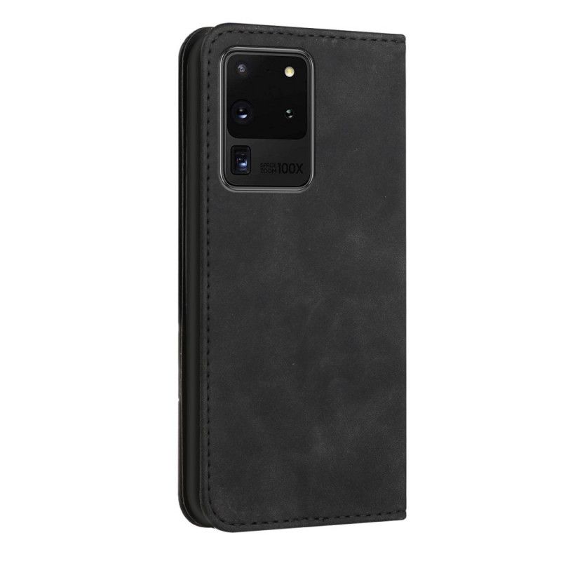 Cover Samsung Galaxy S20 Ultra Flip Cover S-design Læderstil