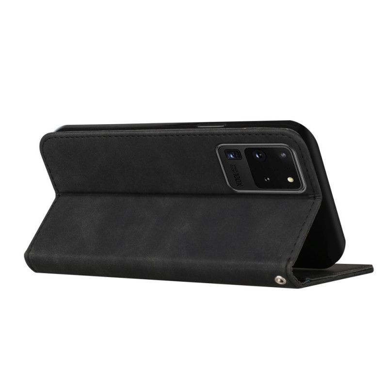 Cover Samsung Galaxy S20 Ultra Flip Cover S-design Læderstil