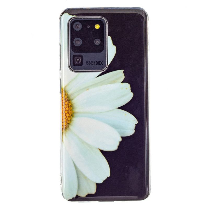 Cover Samsung Galaxy S20 Ultra Fluorescerende Blomsterserie