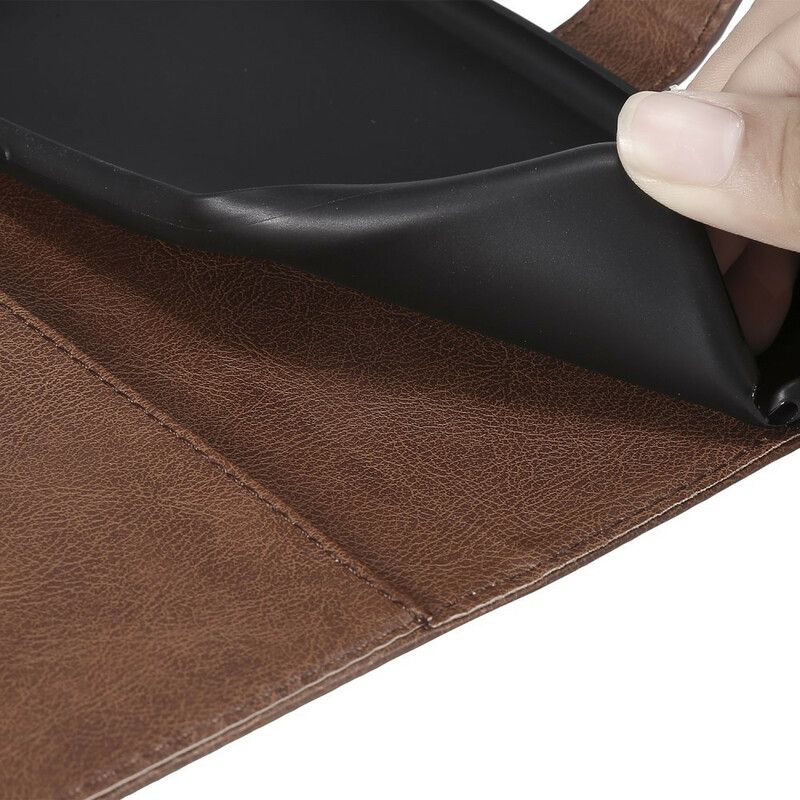 Flip Cover Samsung Galaxy S20 Ultra Med Snor Imiteret Læderrem