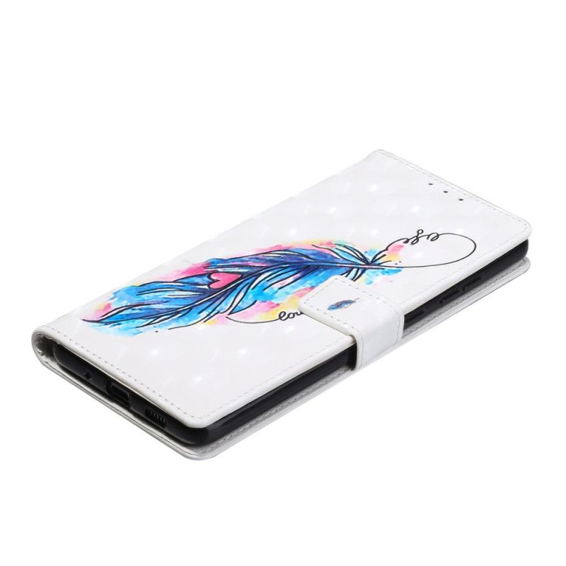 Flip Cover Samsung Galaxy S20 Ultra Med Snor Justerbar Fjerrem