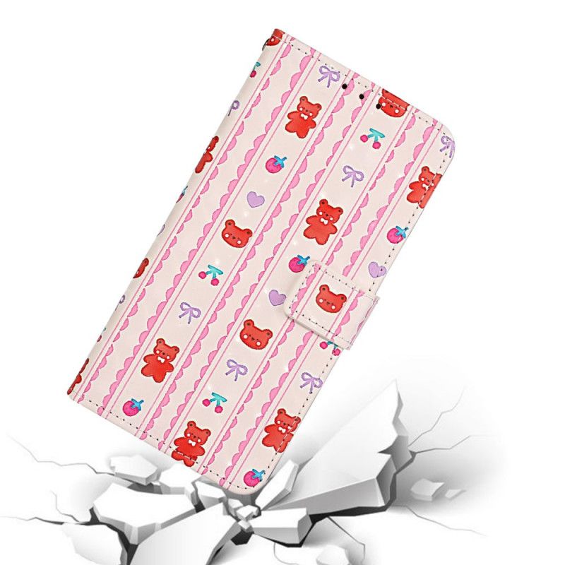 Flip Cover Samsung Galaxy S20 Ultra Med Snor Justerbare Stropper