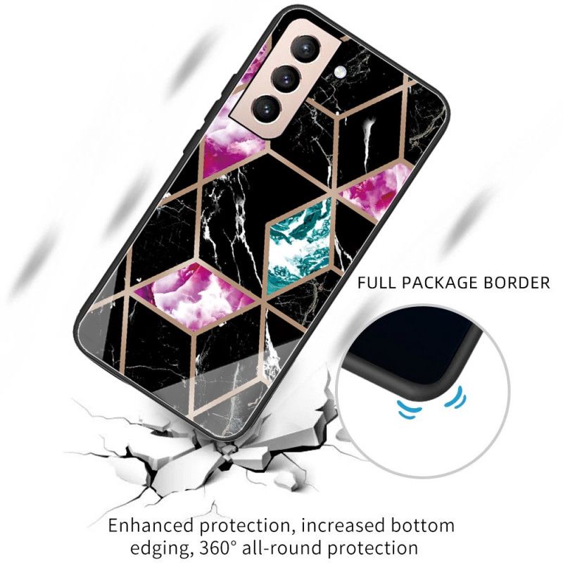 Cover Samsung Galaxy S22 5G Afvist Geometrisk Marmor