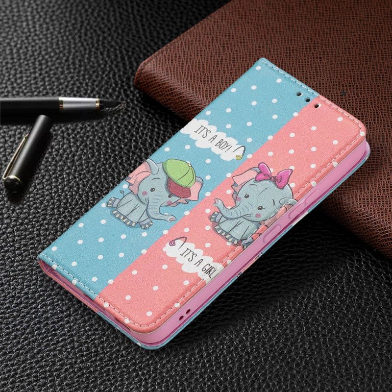 Cover Samsung Galaxy S22 5G Flip Cover Elefanter