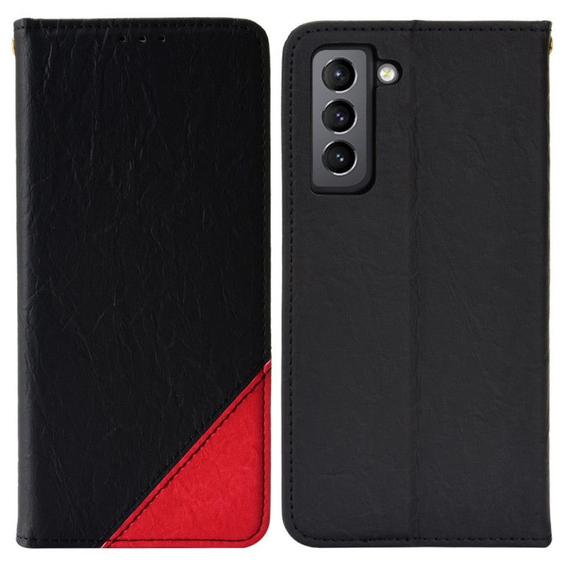 Cover Samsung Galaxy S22 5G Flip Cover Farvet Trekant