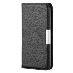 Cover Samsung Galaxy S22 5G Flip Cover Ultra Chic Litchi Imiteret Læder