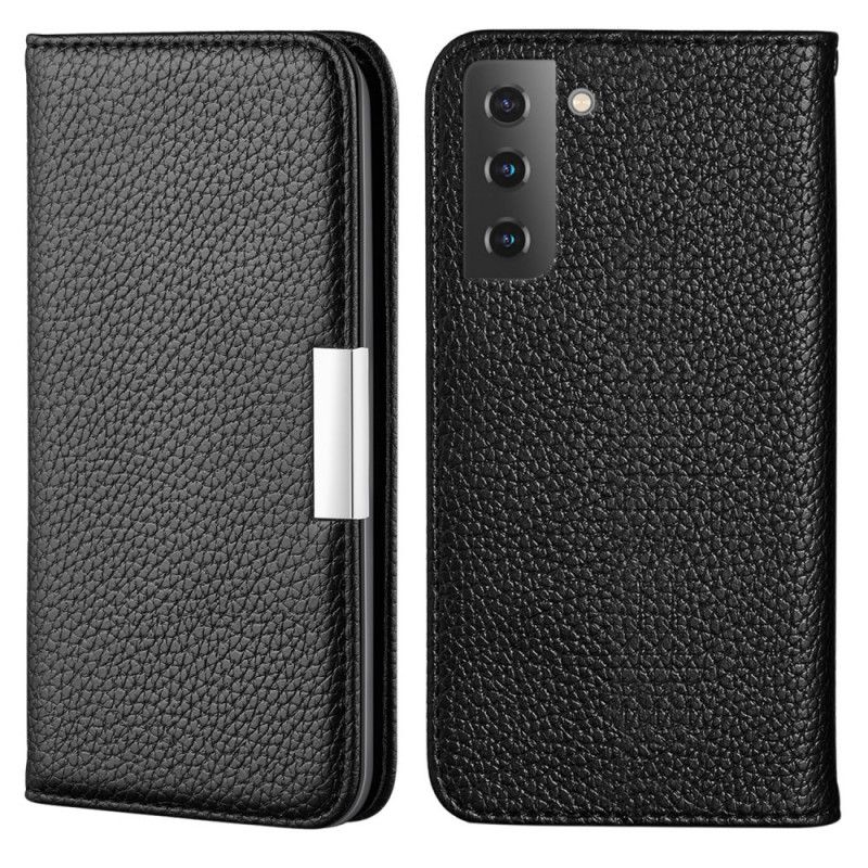 Cover Samsung Galaxy S22 5G Flip Cover Ultra Chic Litchi Imiteret Læder