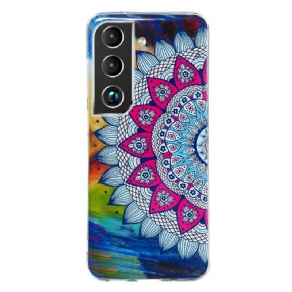 Cover Samsung Galaxy S22 5G Fluorescerende Blomsterserie