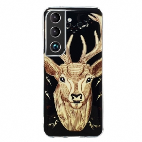 Cover Samsung Galaxy S22 5G Fluorescerende Majestic Stag