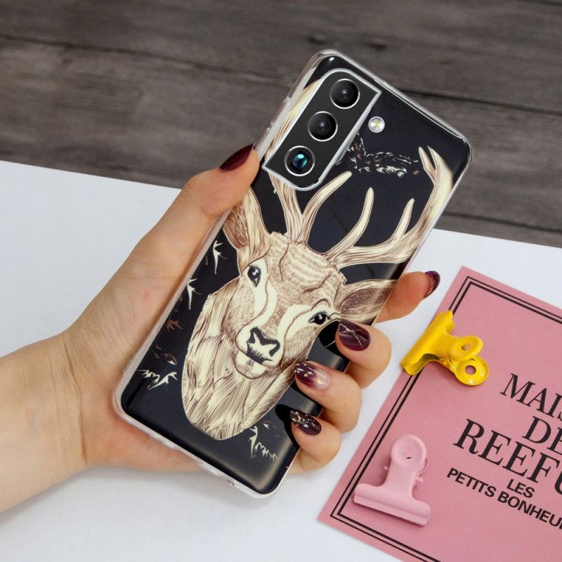 Cover Samsung Galaxy S22 5G Fluorescerende Majestic Stag