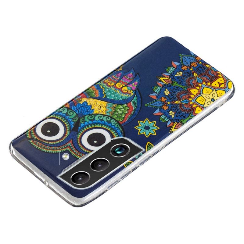 Cover Samsung Galaxy S22 5G Fluorescerende Mandalaugle