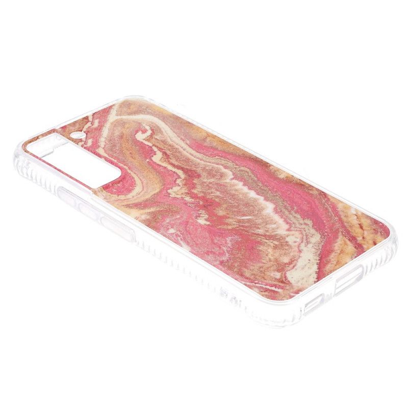 Cover Samsung Galaxy S22 5G Mousserende Marmor