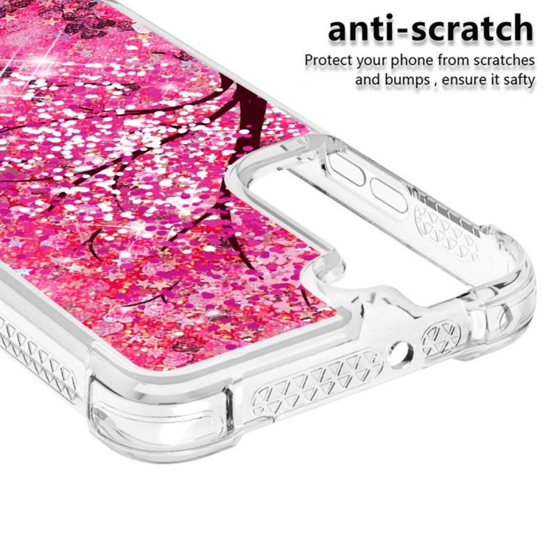 Cover Samsung Galaxy S22 5G Paillettertræ