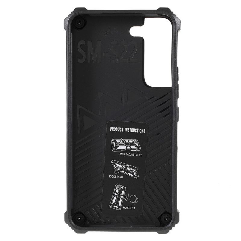 Cover Samsung Galaxy S22 5G Tofarvet Aftagelig Støtte